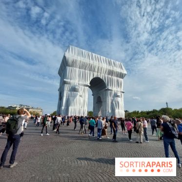 L'Arc de Triomphe empaqueté, nos photos