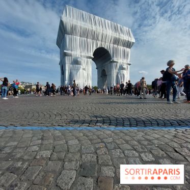 L'Arc de Triomphe empaqueté, nos photos