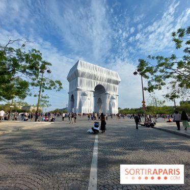 L'Arc de Triomphe empaqueté, nos photos