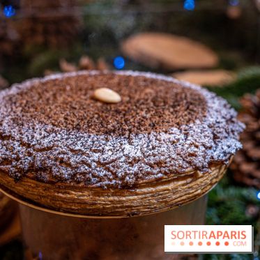 Photos : Bûche de Noël du Plaza Athénée 2021 et galette des rois 2022