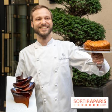 La Bûche de Noël 2021 et galette des rois 2022 de Michael Bartocetti au George V