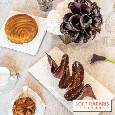 La Bûche de Noël 2021 et galette des rois 2022 de Michael Bartocetti au George V