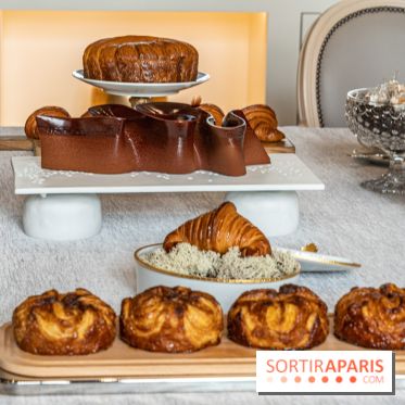 La Bûche de Noël 2021 et galette des rois 2022 de Michael Bartocetti au George V