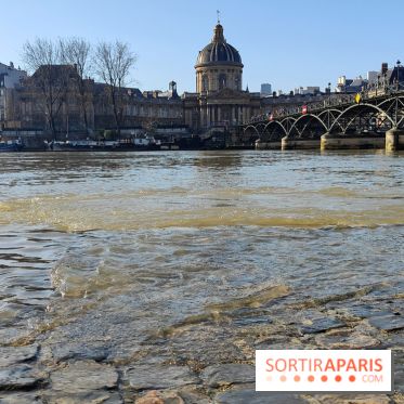 Visuel actualités - Crue Seine Pont des Arts