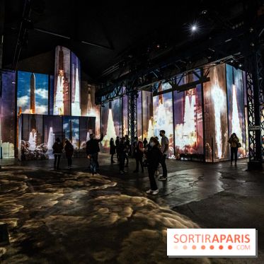Photos : Destination Cosmos à l'Atelier des Lumières