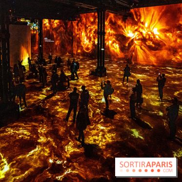 Photos : Destination Cosmos à l'Atelier des Lumières