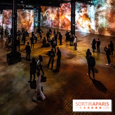 Photos : Destination Cosmos à l'Atelier des Lumières