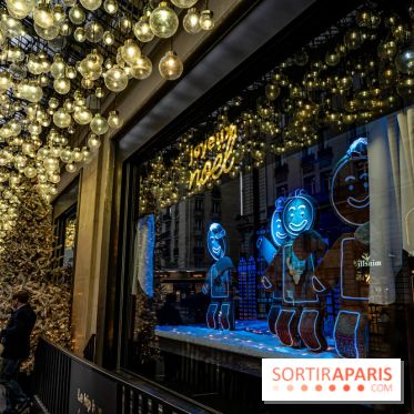 Photos : les vitrines et décorations de Noël du Bon Marché 2021