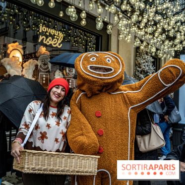 Photos : les vitrines et décorations de Noël du Bon Marché 2021