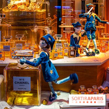 Inauguration des Vitrines de Noël des Galeries Lafayette 2021, les photos