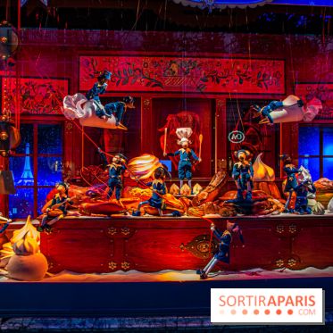 Inauguration des Vitrines de Noël des Galeries Lafayette 2021, les photos