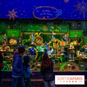 Inauguration des Vitrines de Noël des Galeries Lafayette 2021, les photos