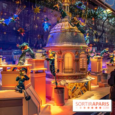 Inauguration des Vitrines de Noël des Galeries Lafayette 2021, les photos
