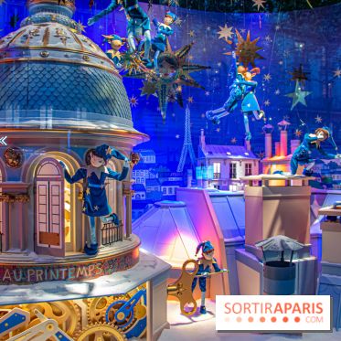 Inauguration des Vitrines de Noël des Galeries Lafayette 2021, les photos