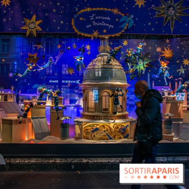 Inauguration des Vitrines de Noël des Galeries Lafayette 2021, les photos