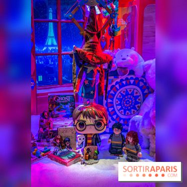 Inauguration des Vitrines de Noël des Galeries Lafayette 2021, les photos