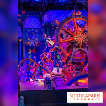 Inauguration des Vitrines de Noël des Galeries Lafayette 2021, les photos