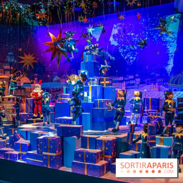 Inauguration des Vitrines de Noël des Galeries Lafayette 2021, les photos