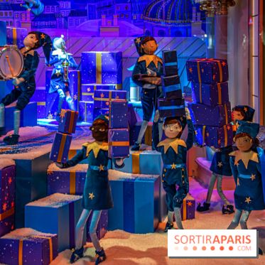 Inauguration des Vitrines de Noël des Galeries Lafayette 2021, les photos