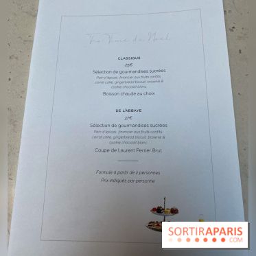 Le Tea Time de Noël de l'Hôtel de l'Abbaye à Paris