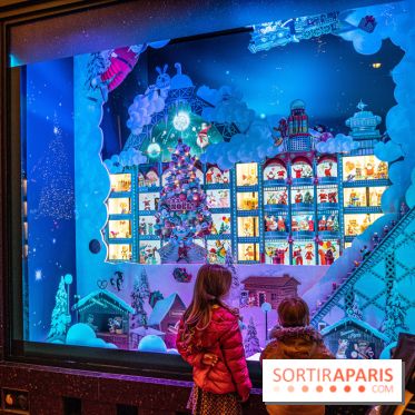 Inauguration vitrines et sapin des Galeries Lafayettes 2021 