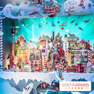 Inauguration vitrines et sapin des Galeries Lafayettes 2021 