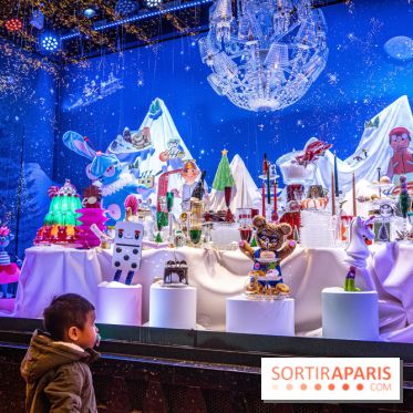 Inauguration vitrines et sapin des Galeries Lafayettes 2021 
