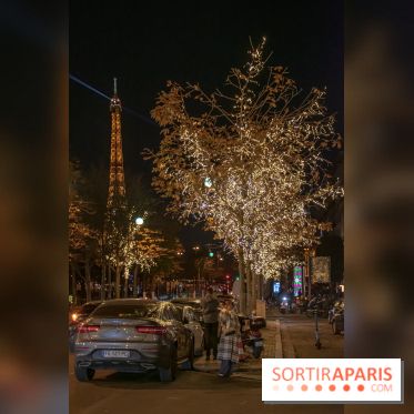 Illuminations de Noël 2021 de l'avenue Montaigne : nos photos