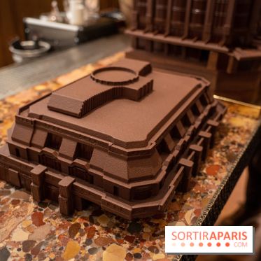 Photos : Bûche de Noël du Cheval Blanc par Maxime Fréderic 2021