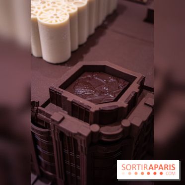 Photos : Bûche de Noël du Cheval Blanc par Maxime Fréderic 2021