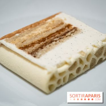 Photos : Bûche de Noël du Cheval Blanc par Maxime Fréderic 2021