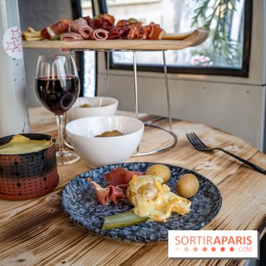 La terrasse raclette de la Fabrique à Toga à Bercy