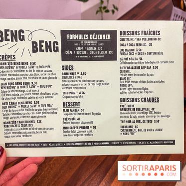 Beng Beng, le restaurant de Banh exo et autres galettes roulés