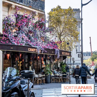 Les cafés fleuris de Paris