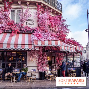 Les cafés fleuris de Paris