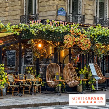 Les cafés fleuris de Paris