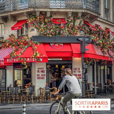 Les cafés fleuris de Paris