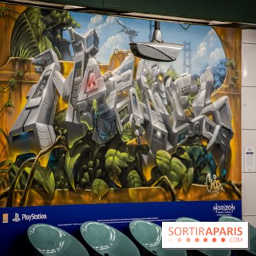 Horizon Forbidden West : l'exposition dans le métro parisien - nos photos