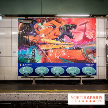 Horizon Forbidden West : l'exposition dans le métro parisien - nos photos