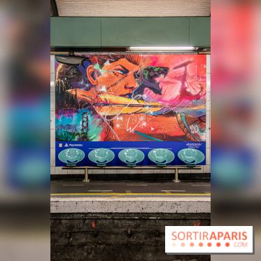 Horizon Forbidden West : l'exposition dans le métro parisien - nos photos