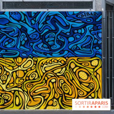 Le monde du street art se mobilise pour l'Ukraine à Paris, les photos