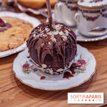 Le Jardin de Mademoiselle en mode Fête foraine sous la neige 