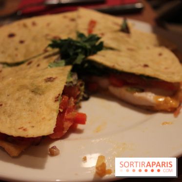 Quesadilla au poulet - Restaurant Captain B