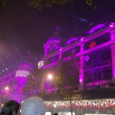 Illumination du Printemps Haussmann : Noël 2009