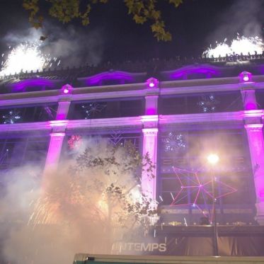 Illumination du Printemps Haussmann : Noël 2009