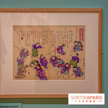 Exposition d'estampes Les Enfants de l'ère Meiji à la Maison de la Culture du Japon - nos photos