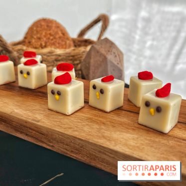 Les chocolats de Pâques géométriques 2022 de Choco au Carré