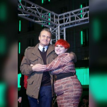 Le BHV illuminé par Beth Ditto et Jean-Charles de Castelbajac - Noël 2009