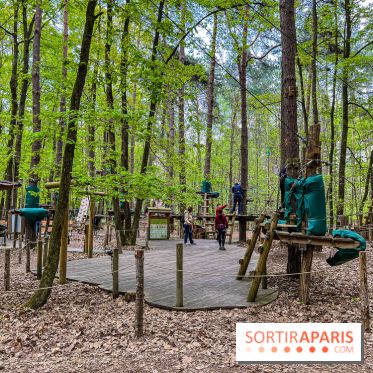 Aventure Floreval, l'accrobranche canon aux portes de Paris