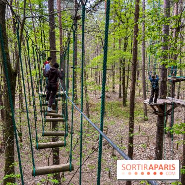 Aventure Floreval, l'accrobranche canon aux portes de Paris